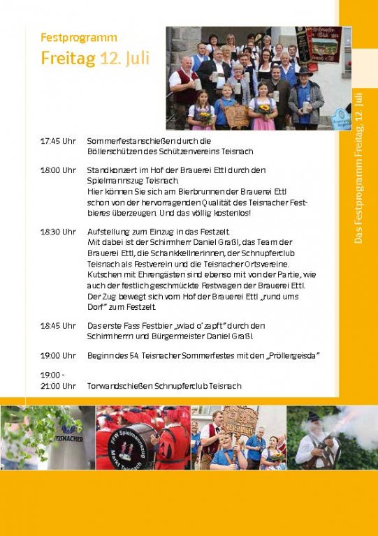 Sommerfest 2019 Programm 1