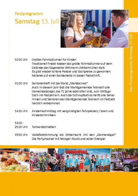 Sommerfest 2019 Programm 2