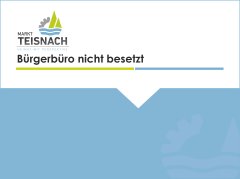 Bürgerbüro geschlossen